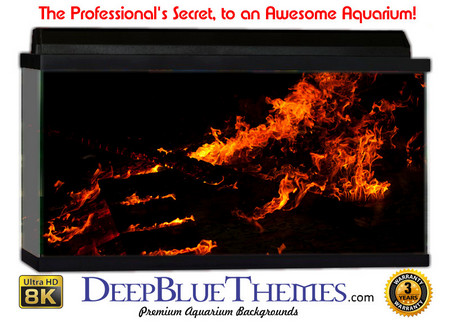 Buy Aquarium Background Black Fire Aquarium Background