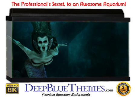 Buy Aquarium Background Mermaid Evil Aquarium Background
