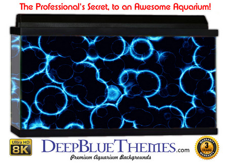 Buy Aquarium Background Blue Bubbles Aquarium Background