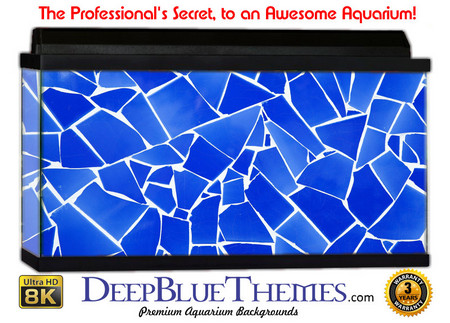 Buy Aquarium Background Blue Fracture Aquarium Background