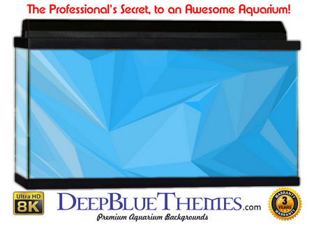 Buy Aquarium Background Blue Raised Aquarium Background