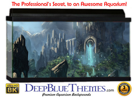 Buy Aquarium Background Castle Fantasy Aquarium Background