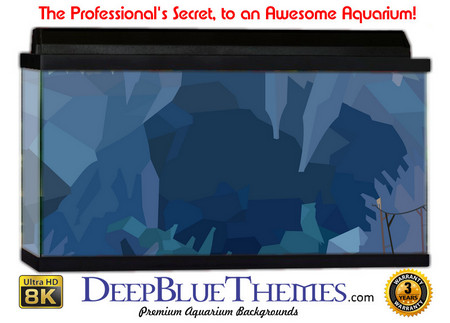 Buy Aquarium Background Flat Cave Aquarium Background