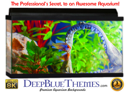 Buy Glo Fish Background Classic Jaw Aquarium Background