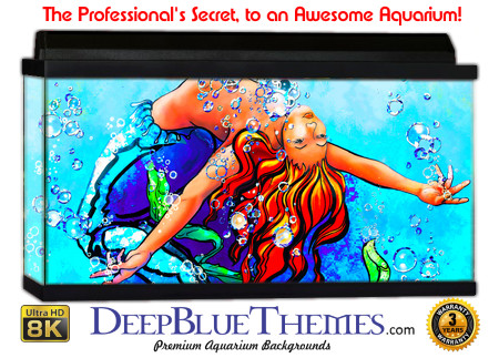 Buy Glo Fish Background Mermaid Play Aquarium Background