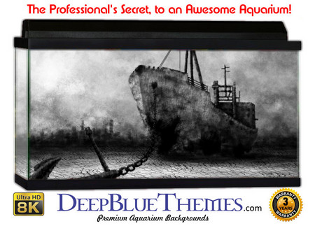 Buy Aquarium Background Ship Wreck Aquarium Background