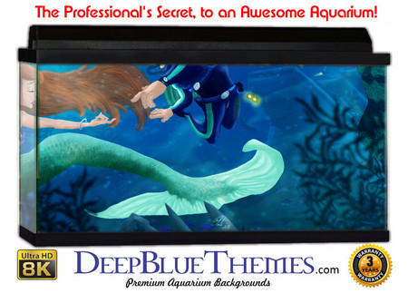 Buy Aquarium Background Mermaid Dance Aquarium Background