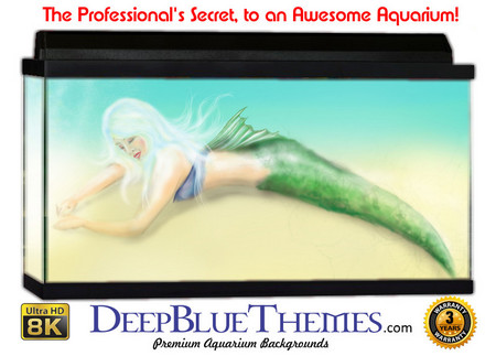 Buy Aquarium Background Mermaid Pastel Aquarium Background