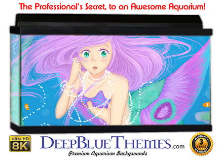 Buy Aquarium Background Mermaid Surprise Aquarium Background