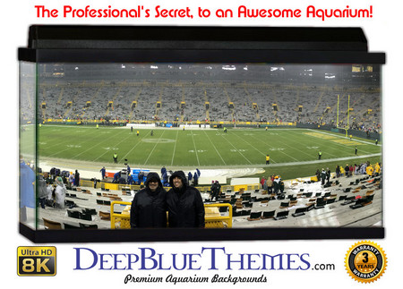 Buy Aquarium Background Stadium Lambeau Aquarium Background